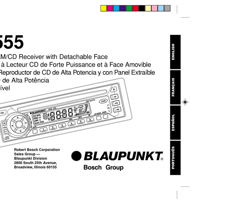 Blaupunkt RPD 555 User manual