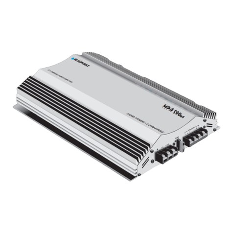 Blaupunkt MPA 500 User manual