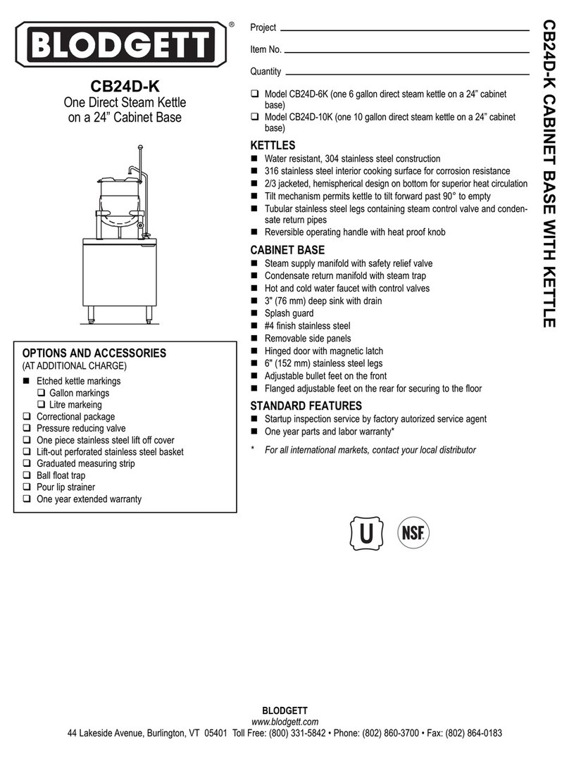 Blodgett CB24D-10K Specifications