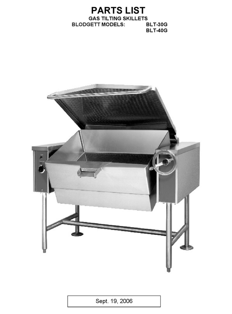 Blodgett BLT-30G User manual