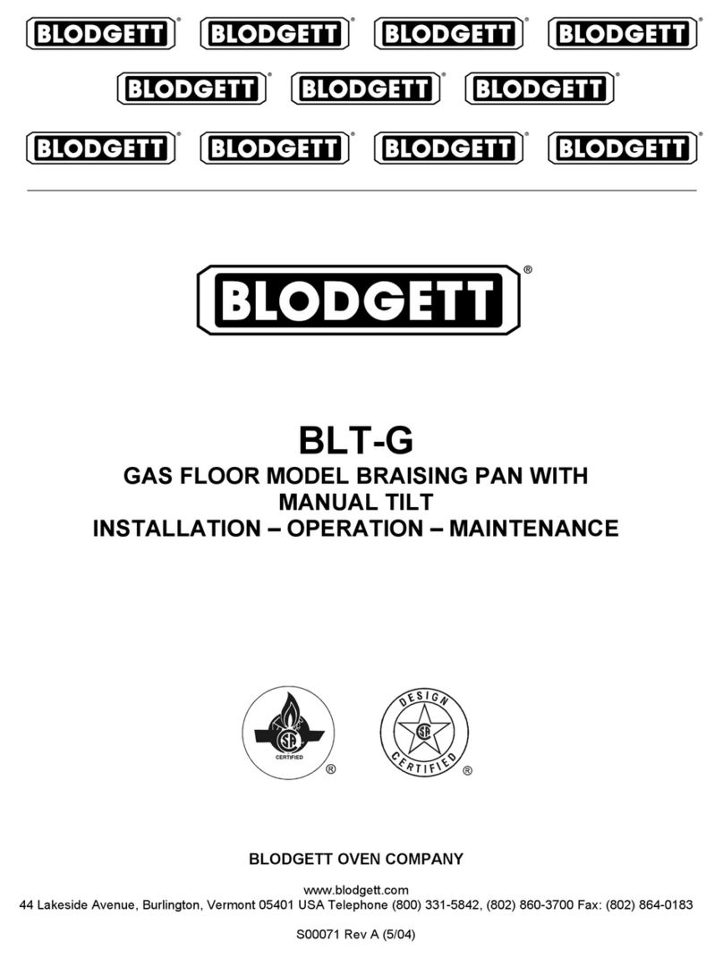 Blodgett BLT-30G Installation operation & maintenance Blodgett BLT-30G Installation operation & maintenance