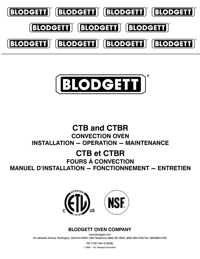 Blodgett CTB SERIES Guide
