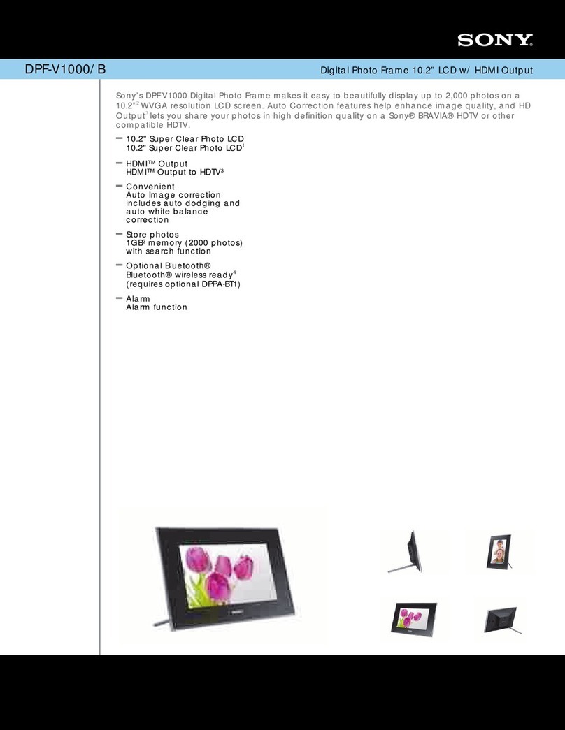 Sony DPF-V1000 User manual