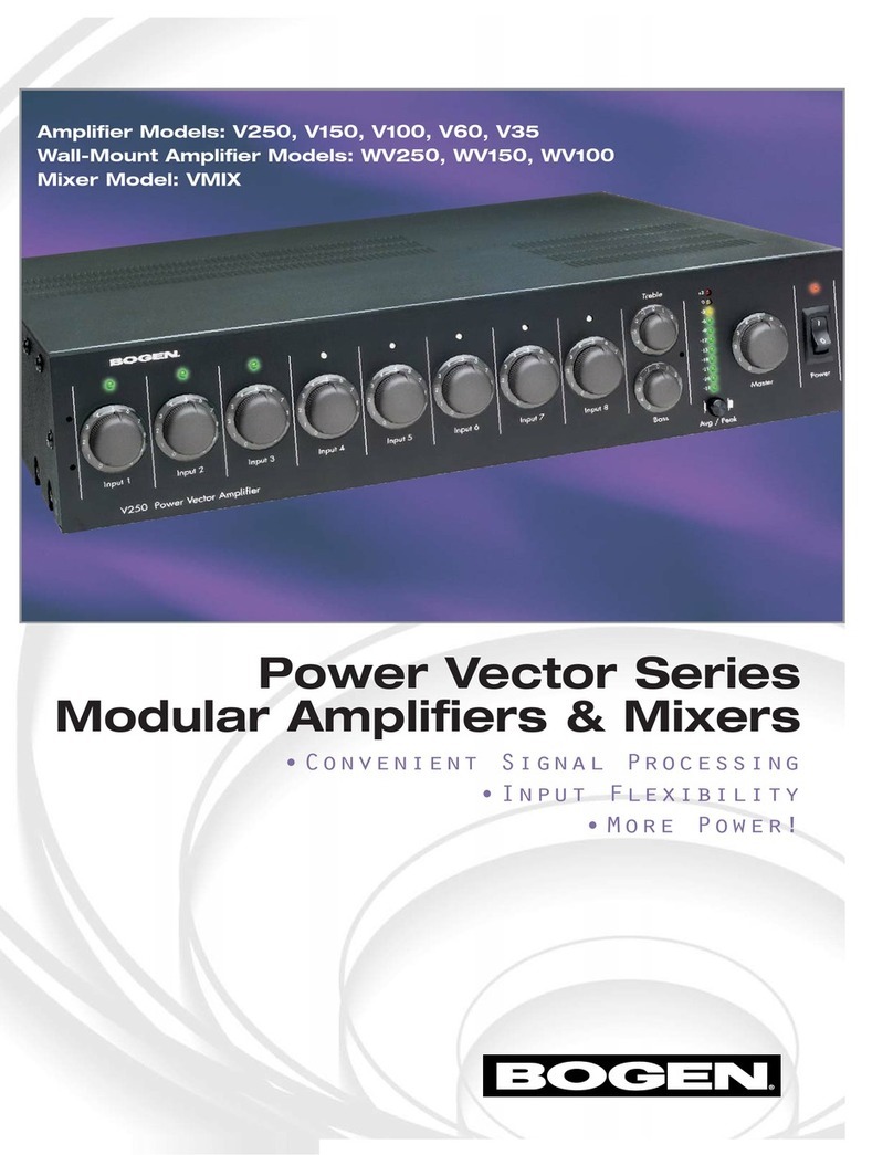 Bogen Power Vector V150 User manual