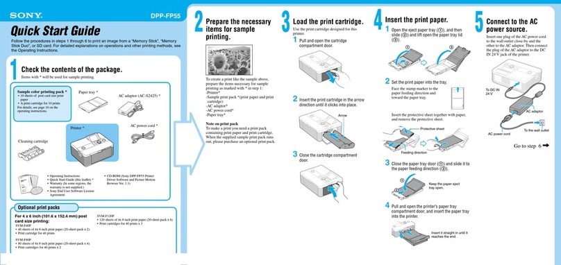 Sony DPP-FP55 User manual
