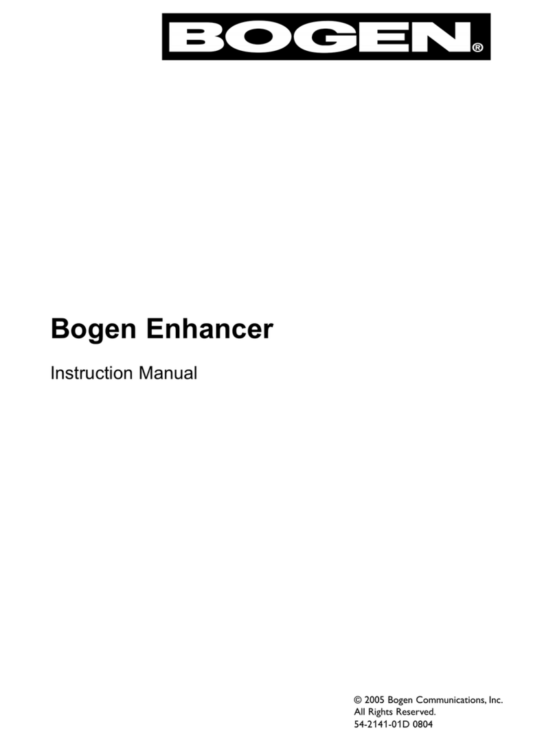 Bogen ENHANCER ESYS1 instruction manual