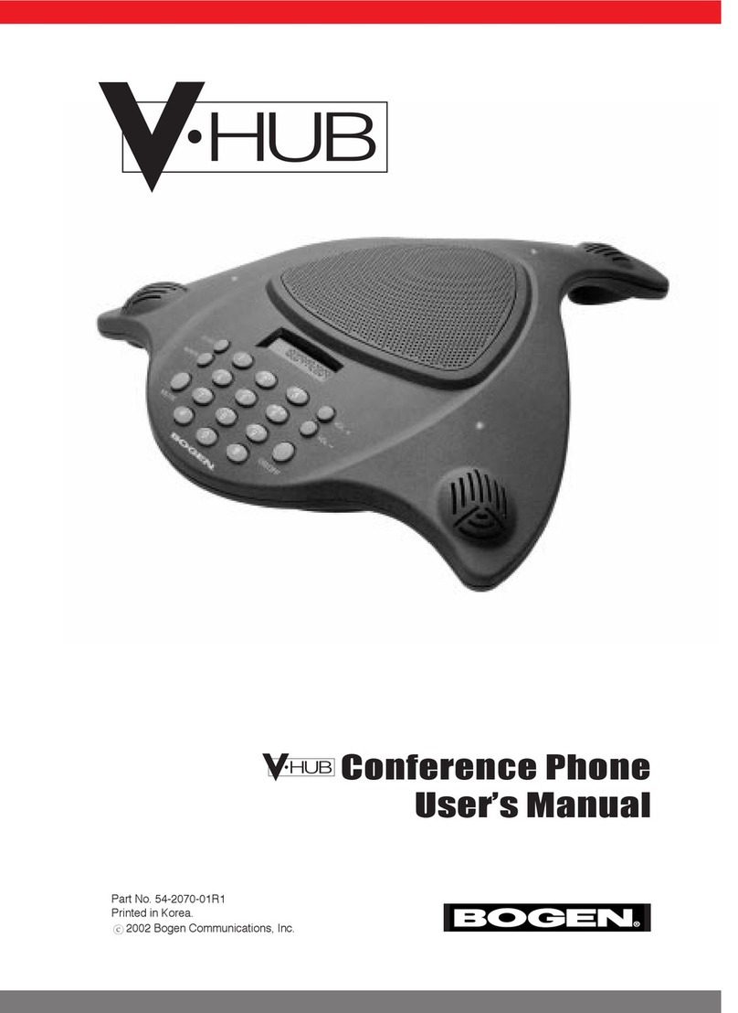 Bogen V-Hub user manual