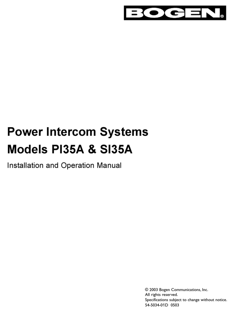 Bogen PI35A User manual