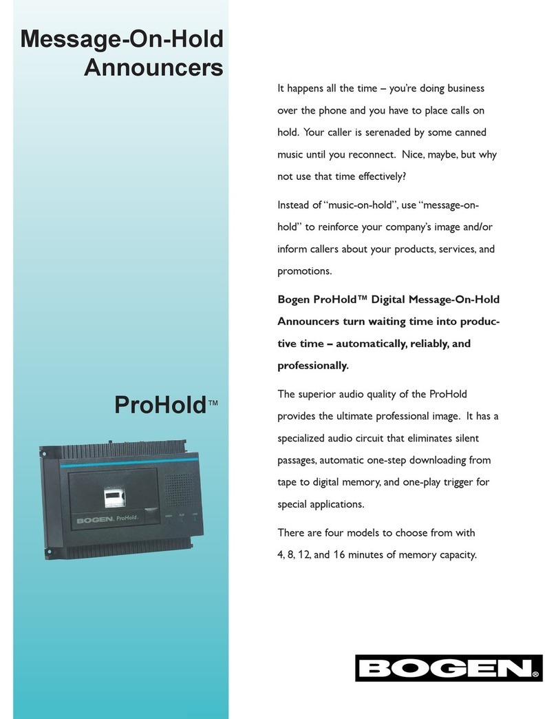 Bogen ProHold Pro 4 User manual