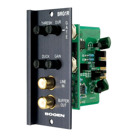Bogen BRG1R User manual