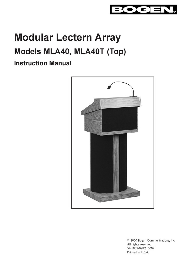 Bogen MLA40 User manual