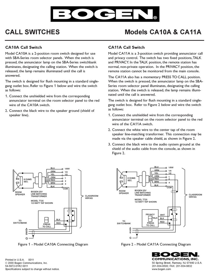 Bogen CA10A install guide