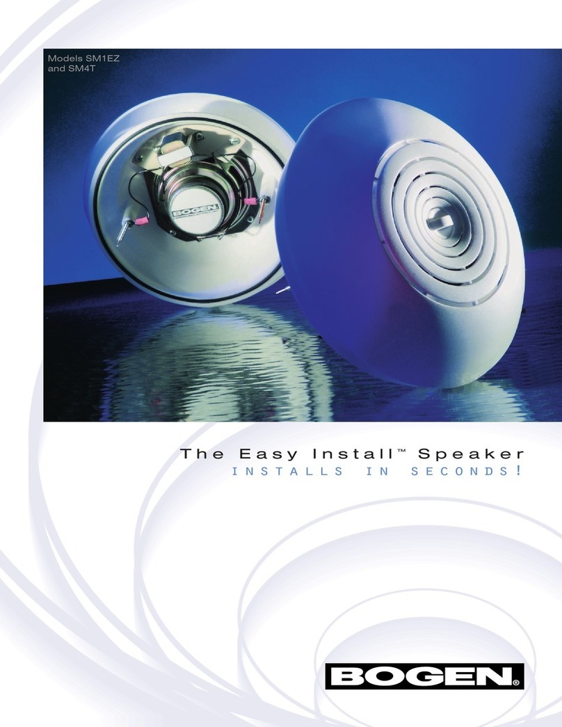 Bogen SM1EZ User manual