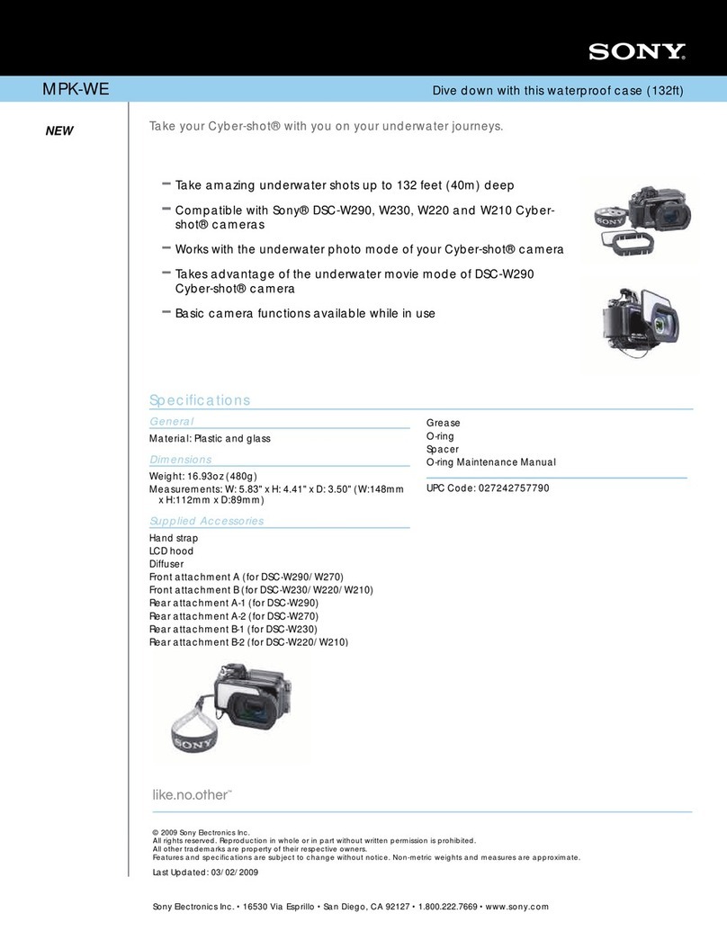 Sony MPK-WE User manual
