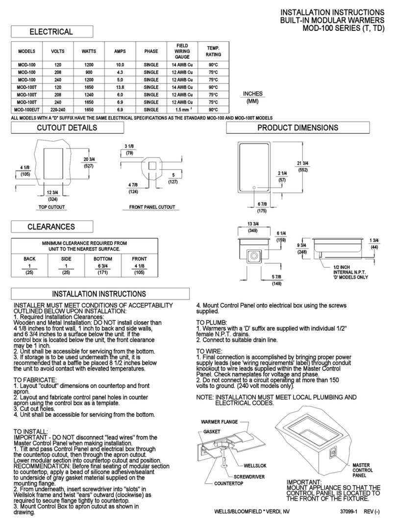 Bloomfield MOD-100 User manual