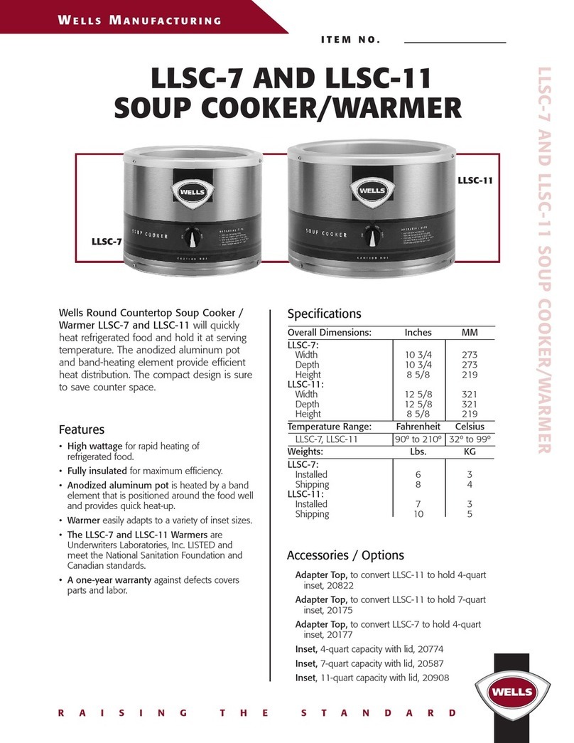 Wells LLSC-11 User manual