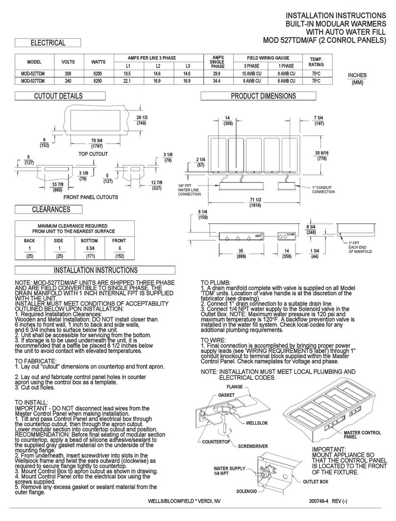 Bloomfield MOD-527TDM installation instructions