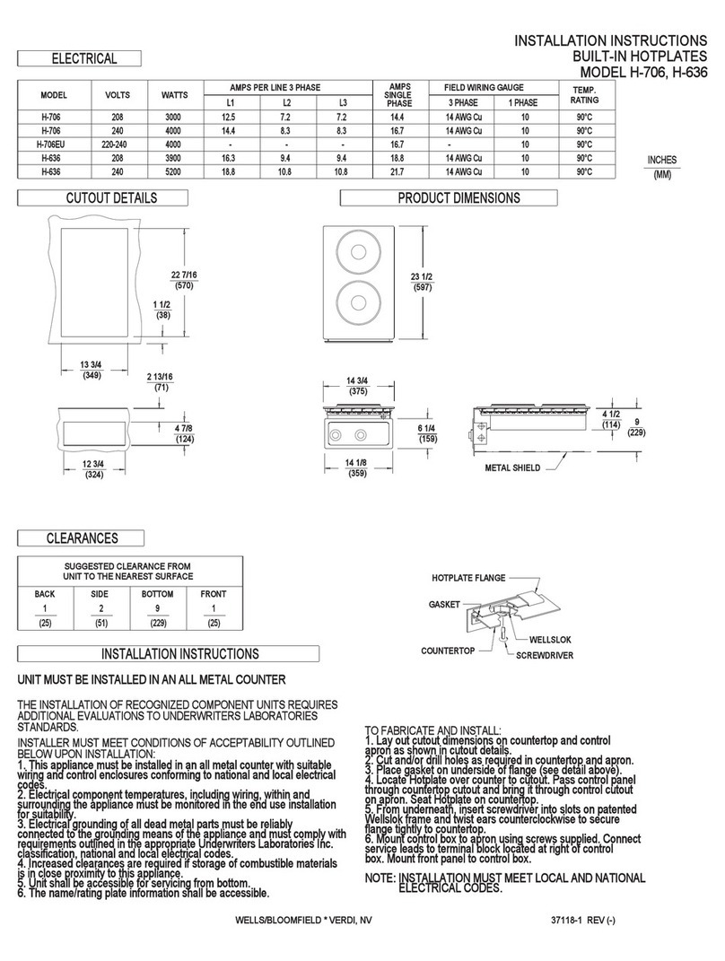 Bloomfield H-636 installation instructions