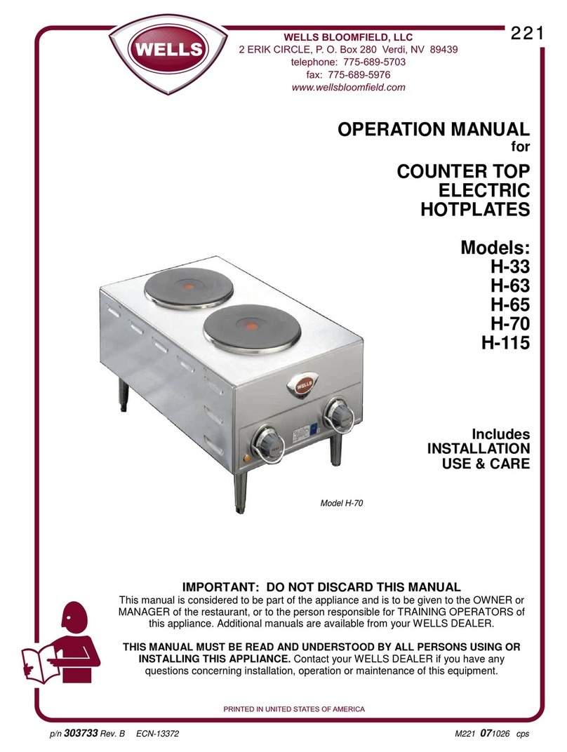 Bloomfield H-115 Operation manual Bloomfield H-115 Operation manual
