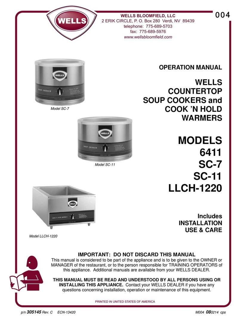 Bloomfield 6411 Operation manual