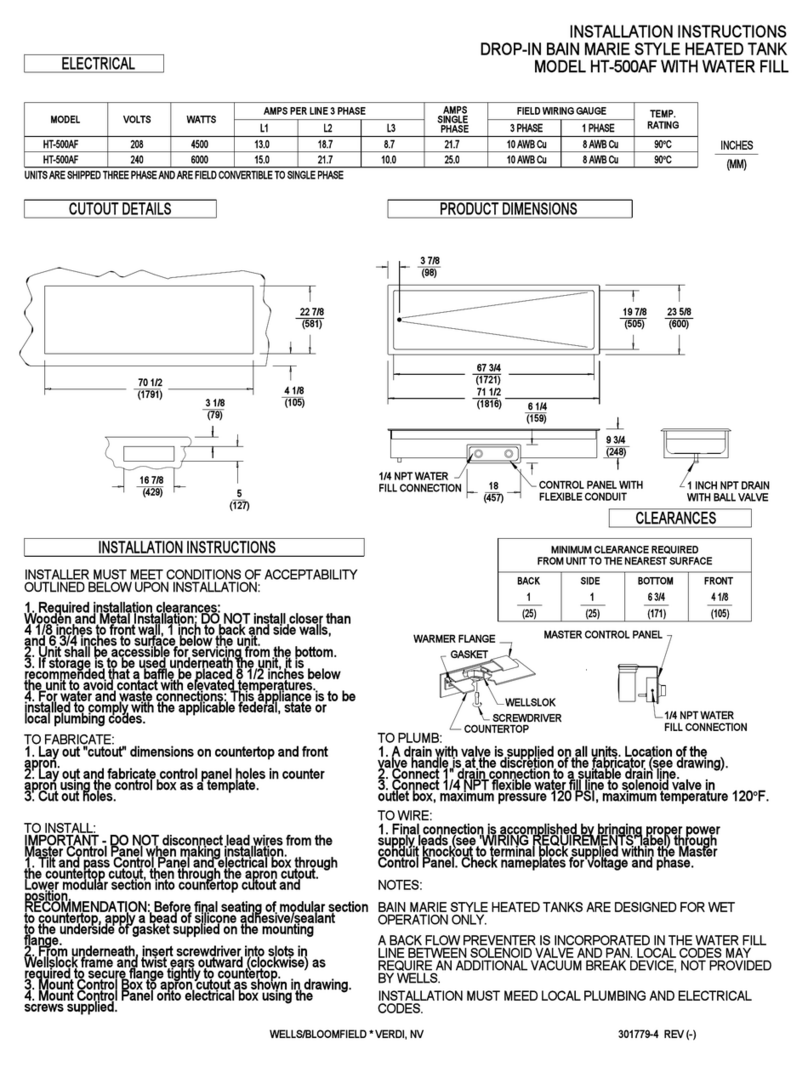 Bloomfield HT-500AF User manual
