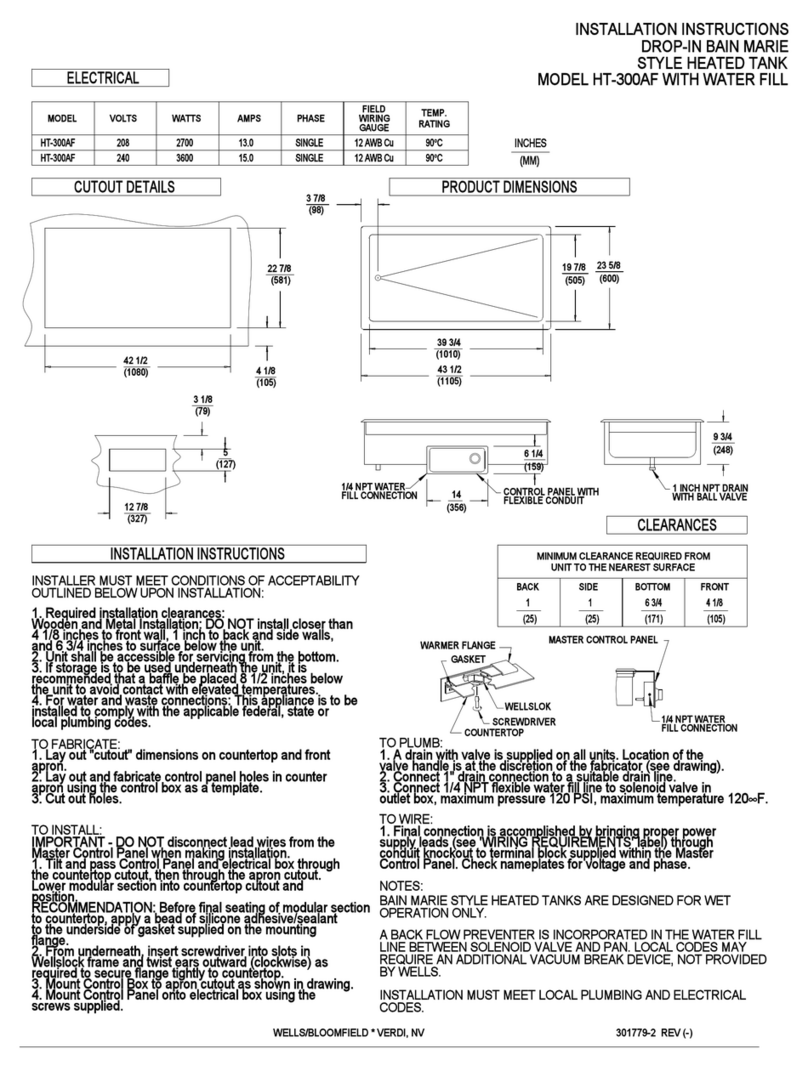 Bloomfield HT-300AF User manual