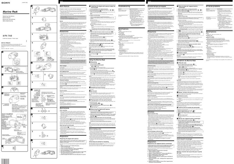 Sony MPK-THB operating instructions