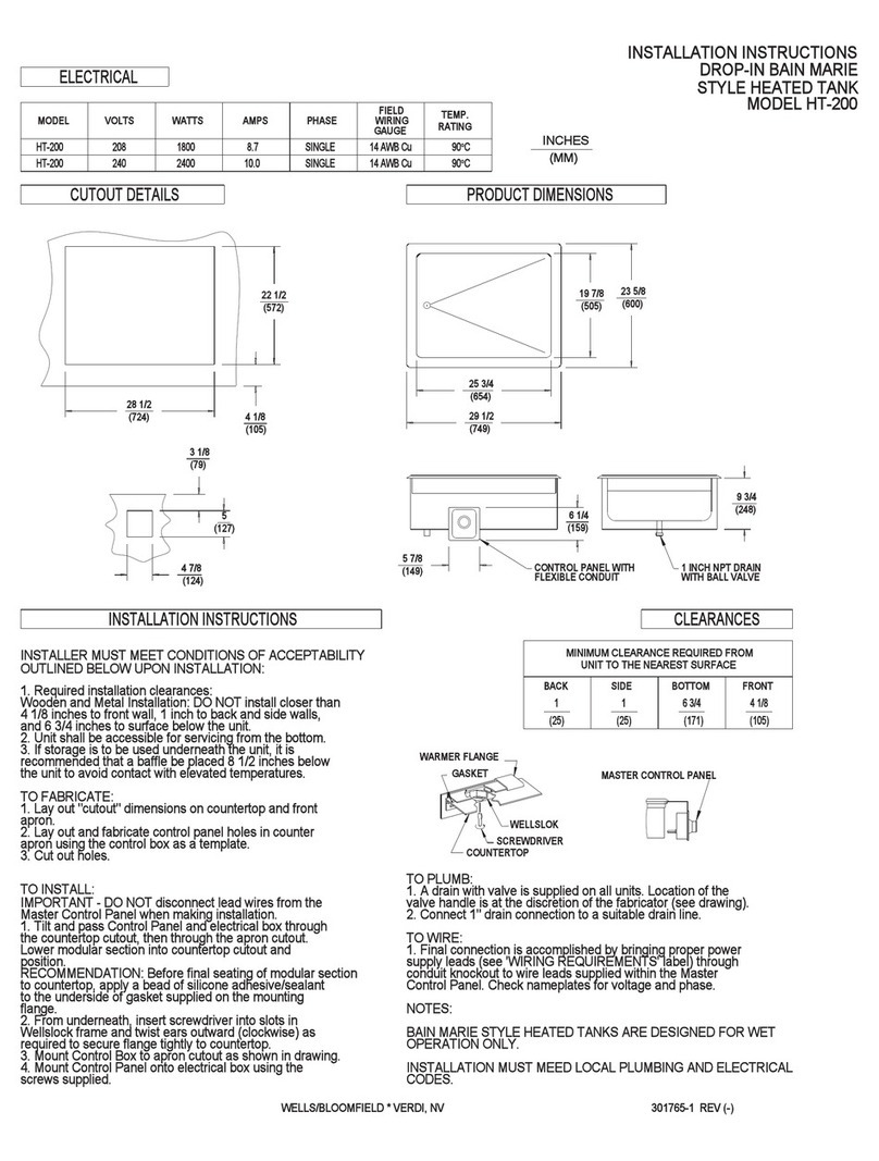 Bloomfield HT-200 User manual