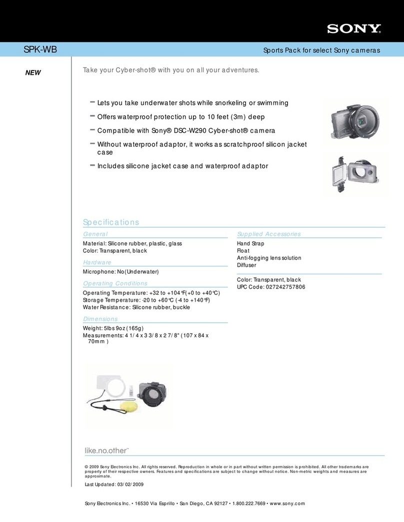 Sony SPK-WB Marketing User manual