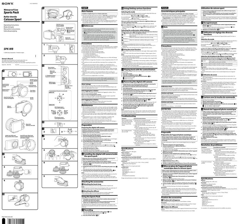 Sony SPK-WB User manual