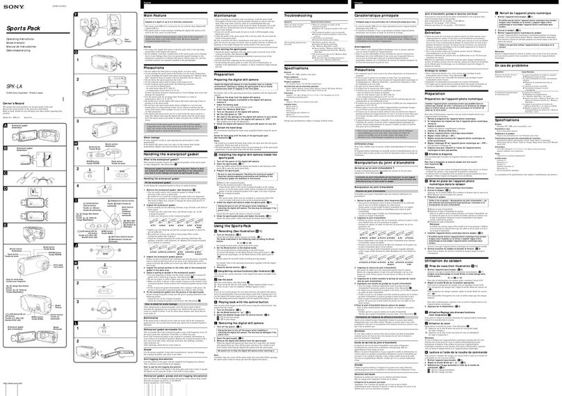 Sony SPK-LA User manual