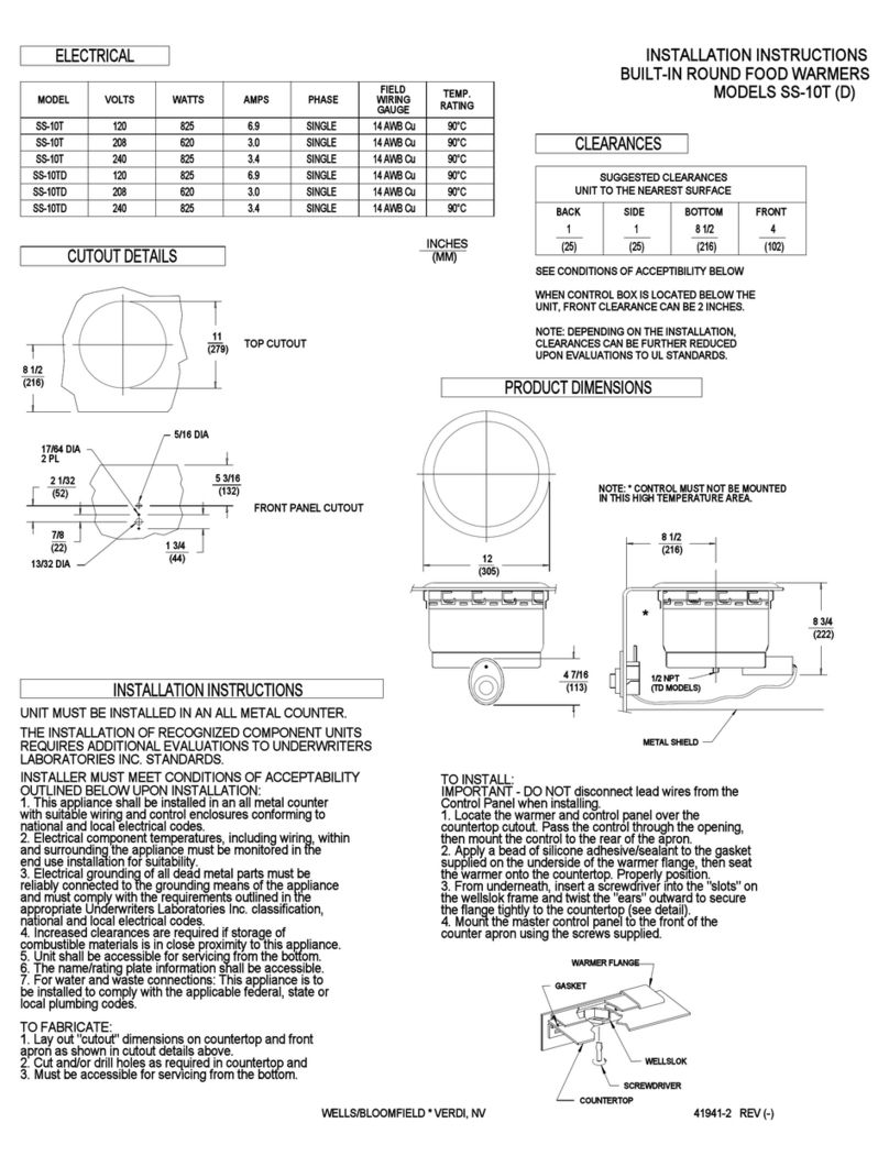 Bloomfield SS-10T User manual