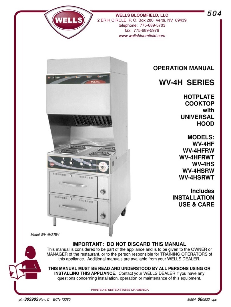 Bloomfield WV-4HF Operation manual