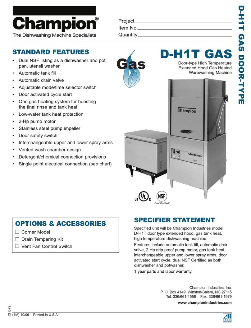 Champion D-H1T Specifications