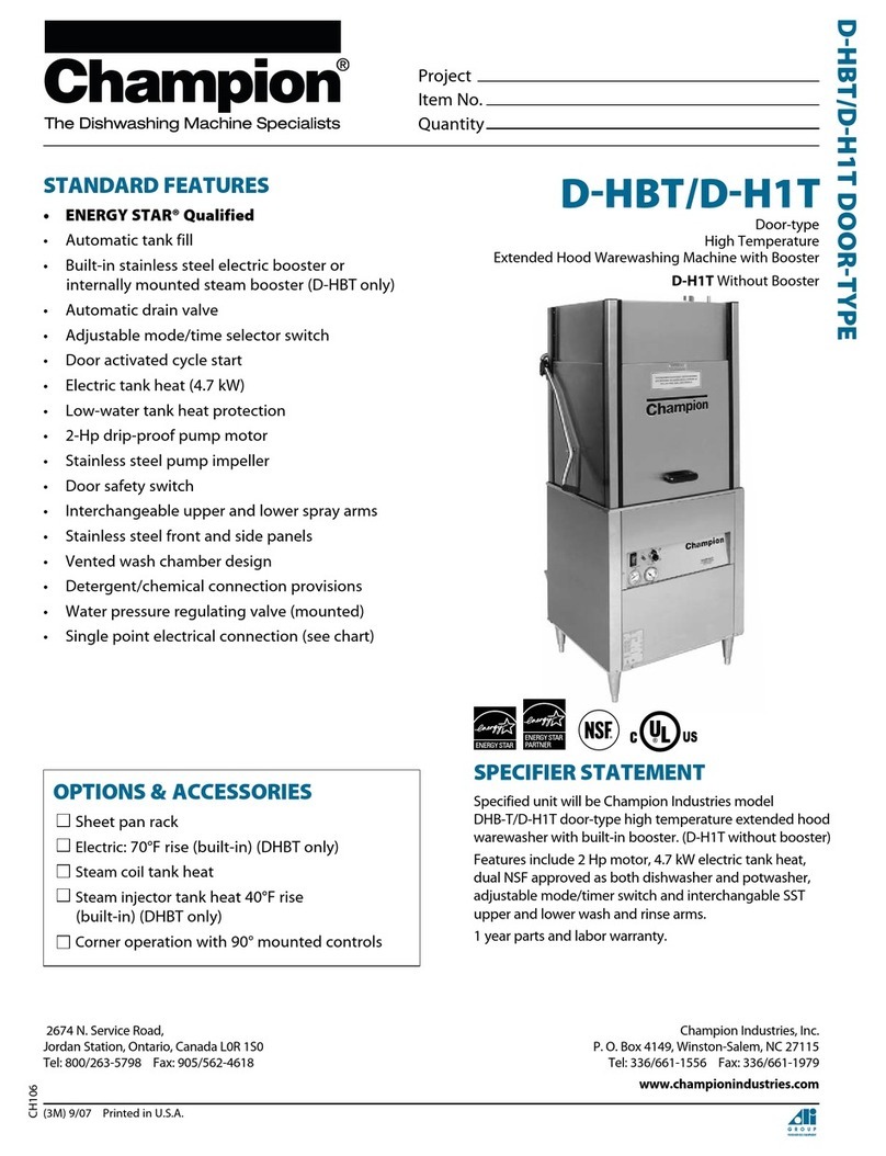 Champion D-H1T Specifications