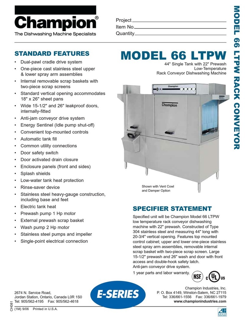 Champion Model 66 LTPW Specifications