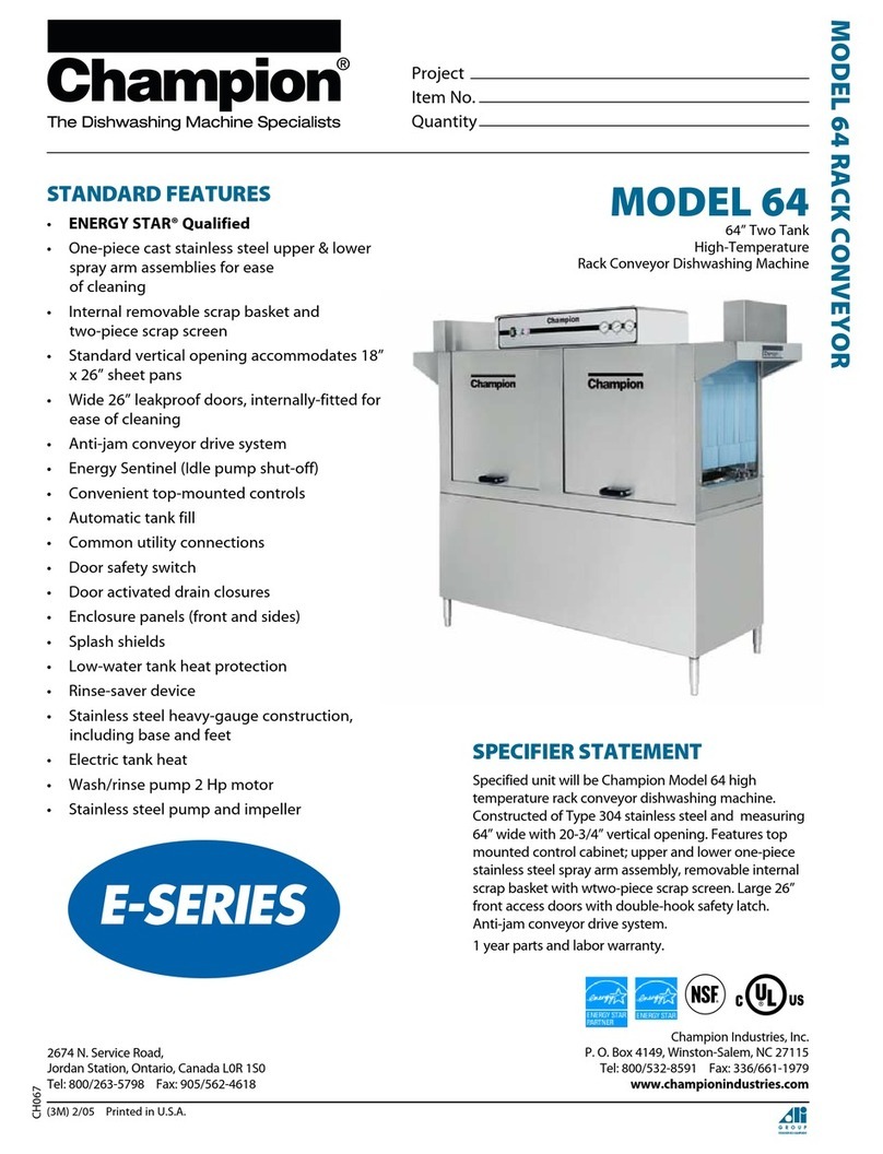 Champion Model 64 User manual