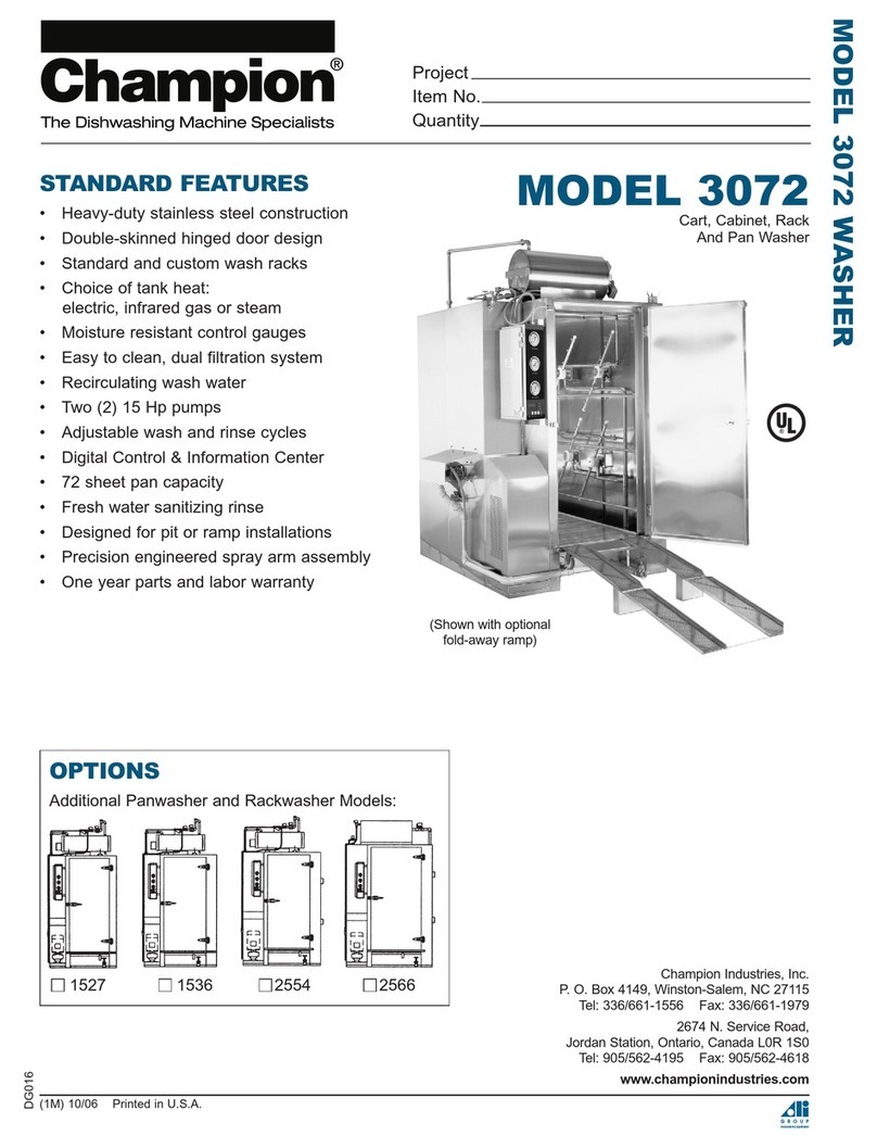Champion MODEL 3072 Specifications