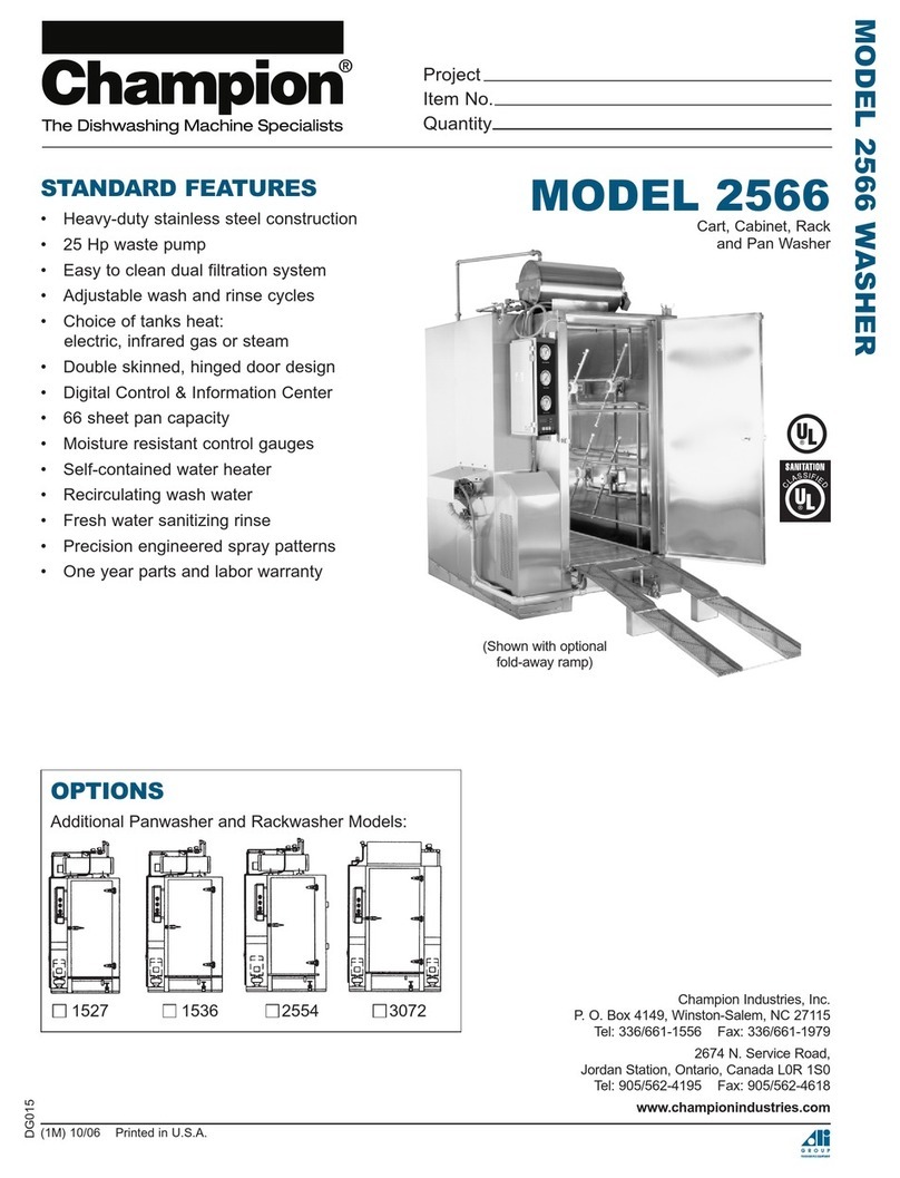 Champion MODEL 2554 Specifications