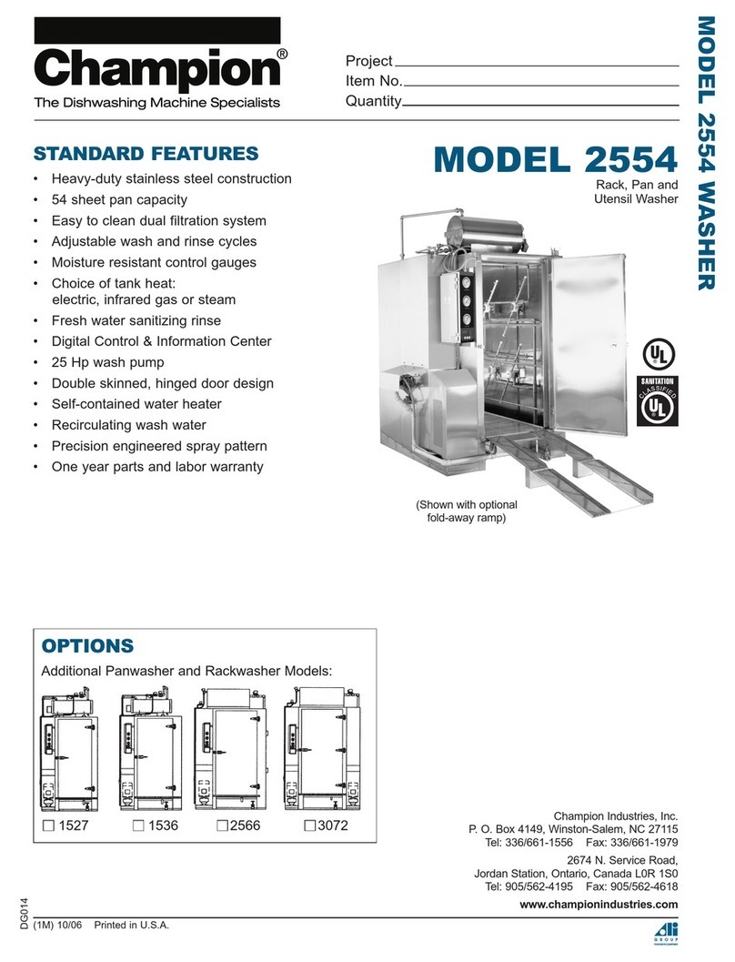 Champion MODEL 2554 Specifications