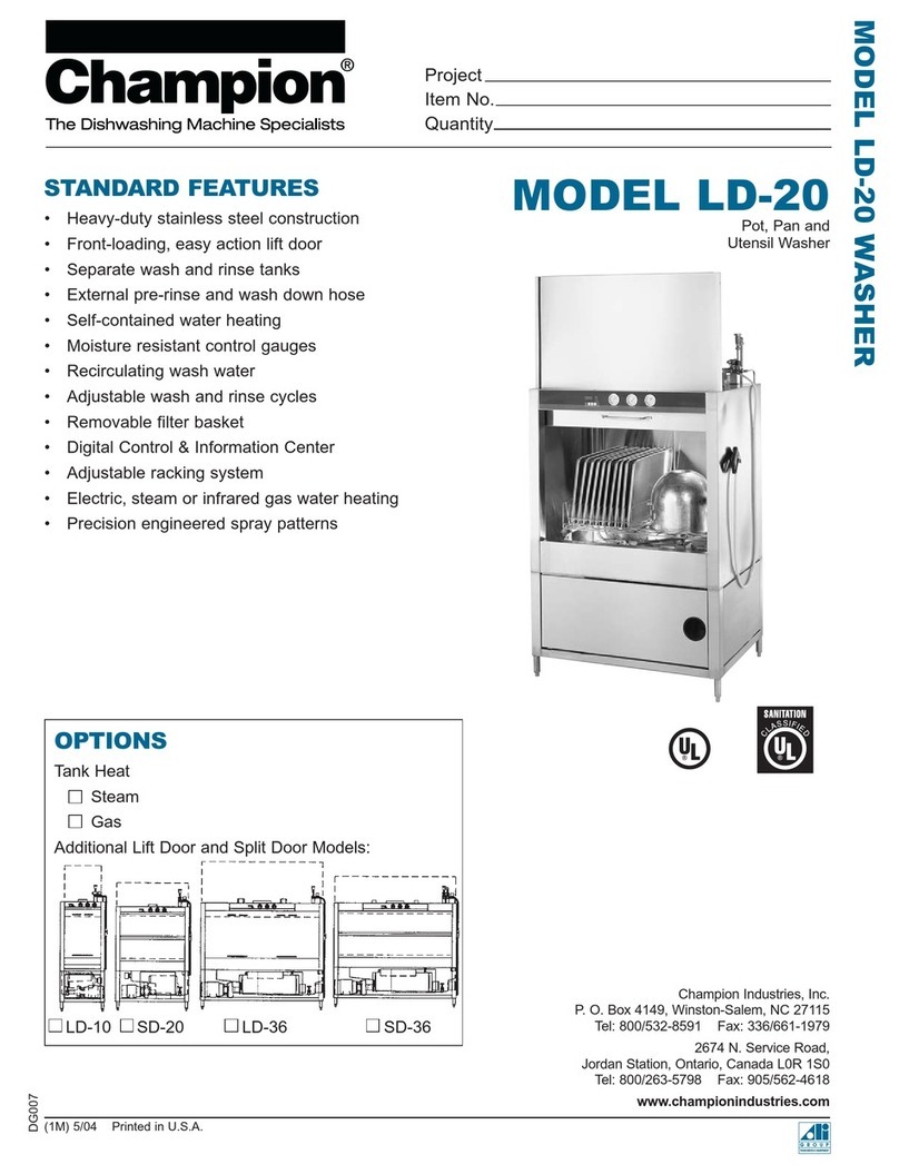 Champion LD-20 User manual