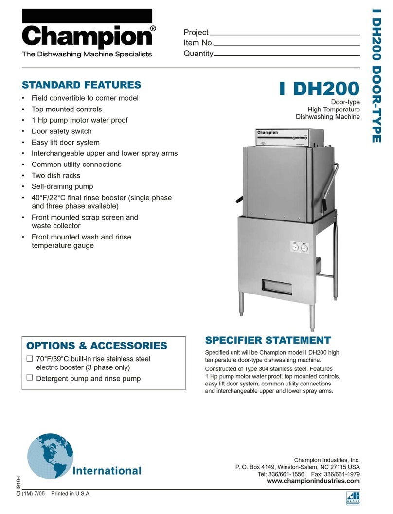 Champion I DH200 User manual