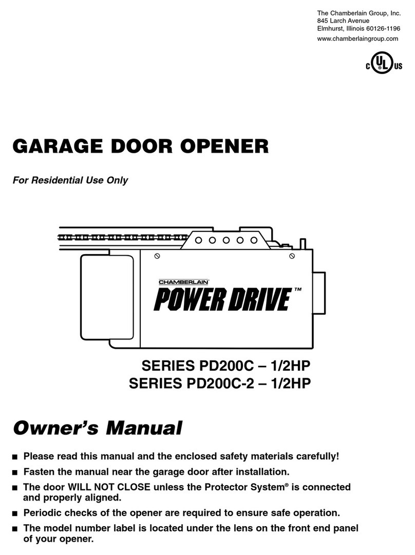 Chamberlain Power Drive PD200C owner's manual Chamberlain Power Drive PD200C owner's manual