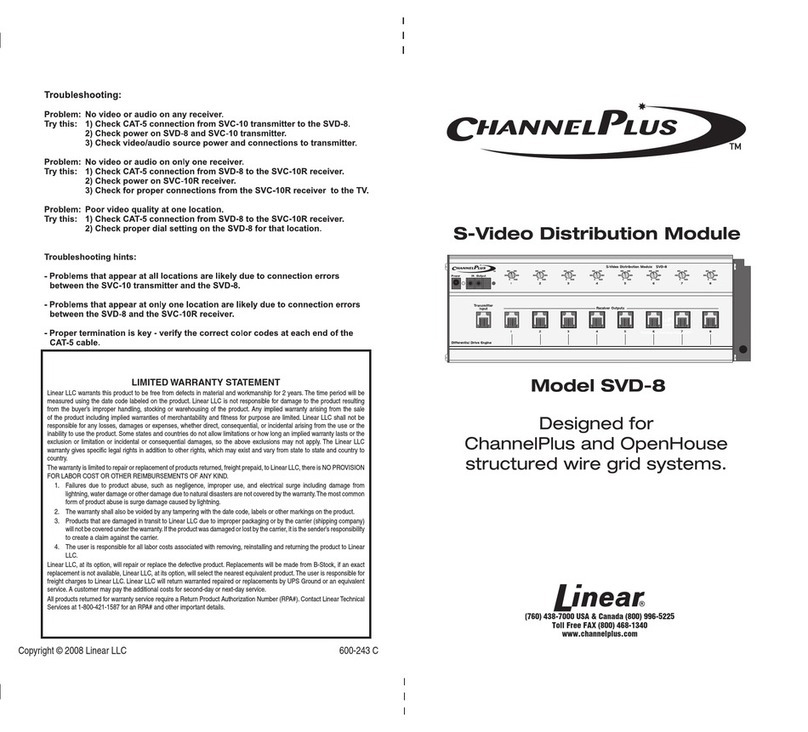 Channel Plus SVD-8 Manual Channel Plus SVD-8 Manual