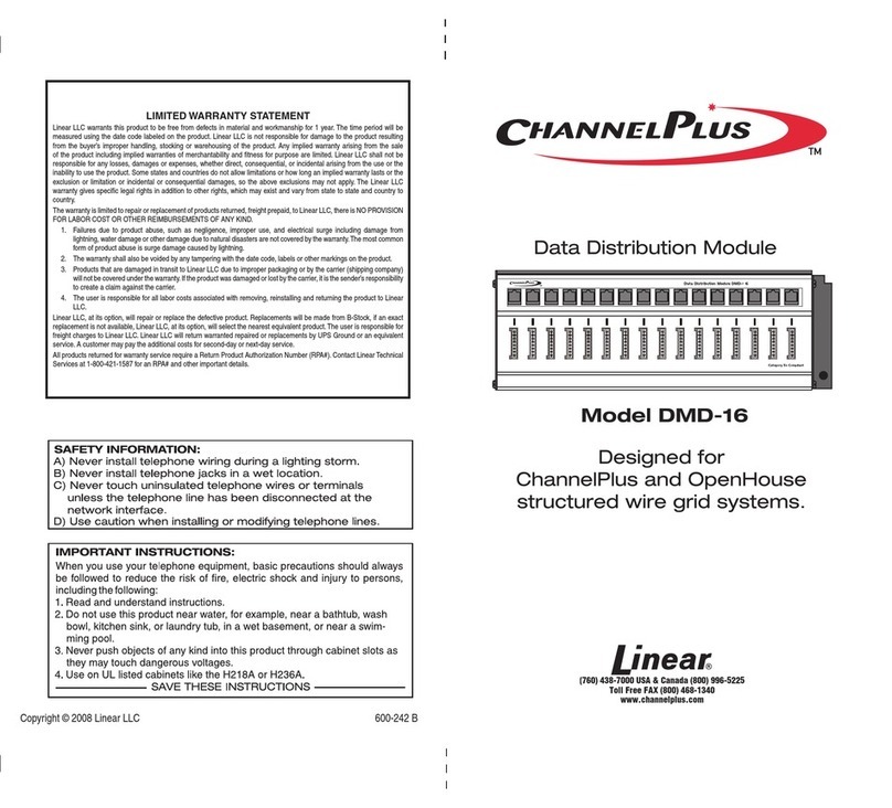 Channel Plus DMD-16 Manual Channel Plus DMD-16 Manual
