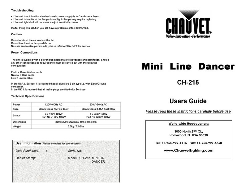 Chauvet CH-215 user guide
