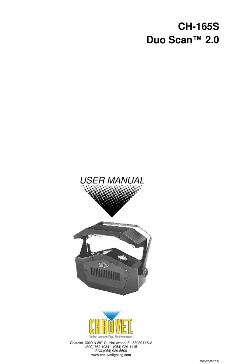 Chauvet CH-165S user manual