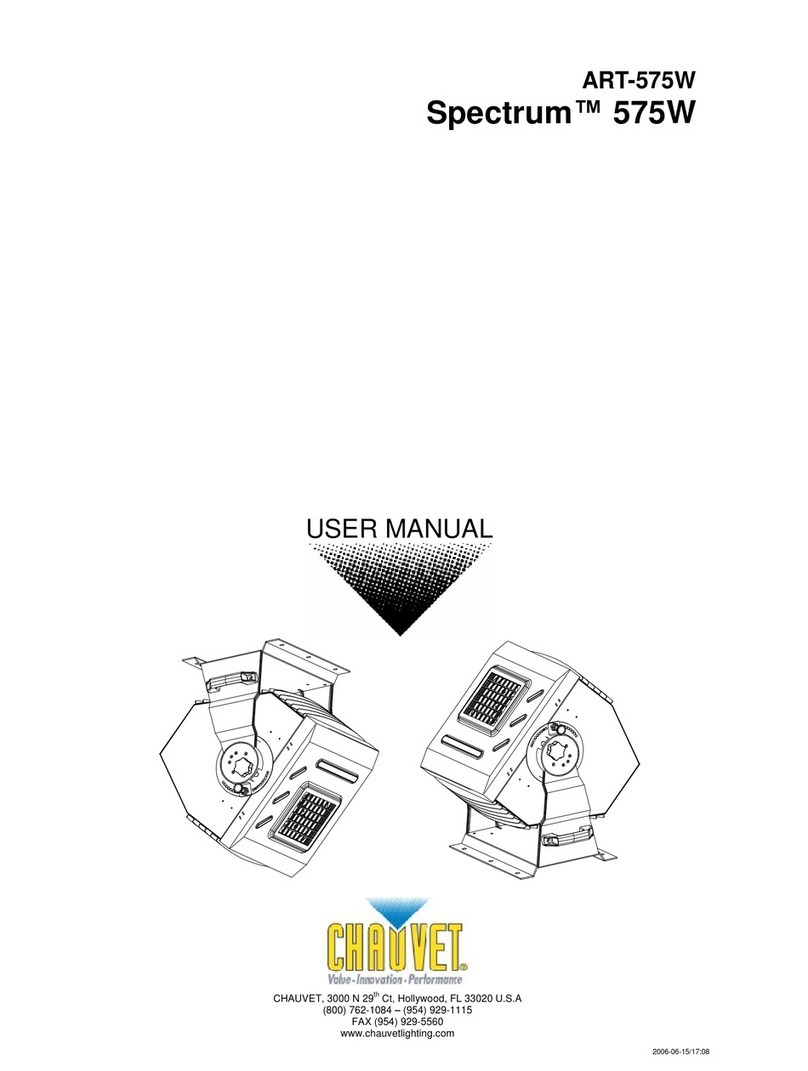 Chauvet ART-575W user manual