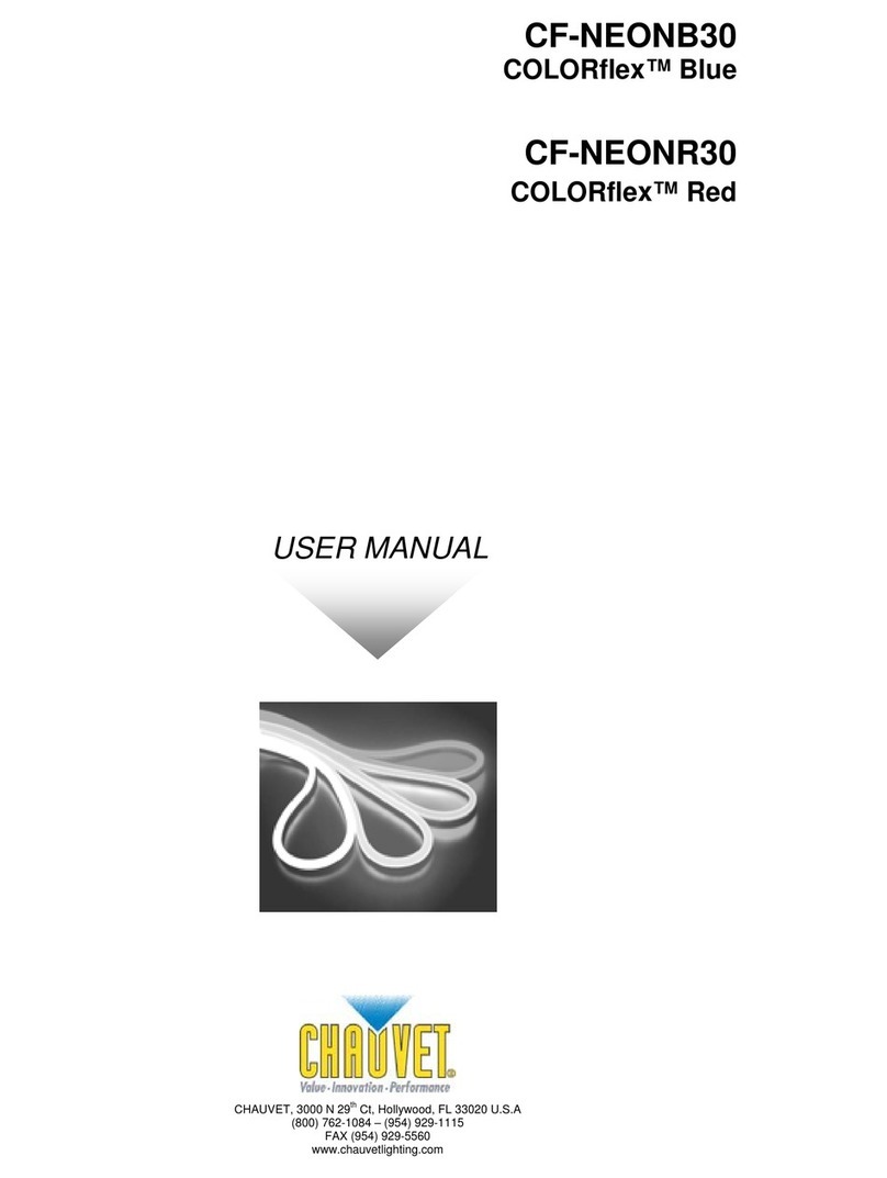 Chauvet CF-NEONB30 user manual
