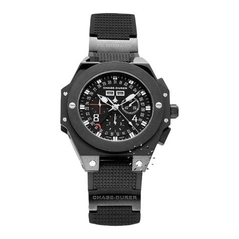 Chase-durer Conquest Chronograph User manual